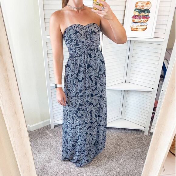 Jessica Simpson strapless maternity maxi dress - Picture 1 of 14